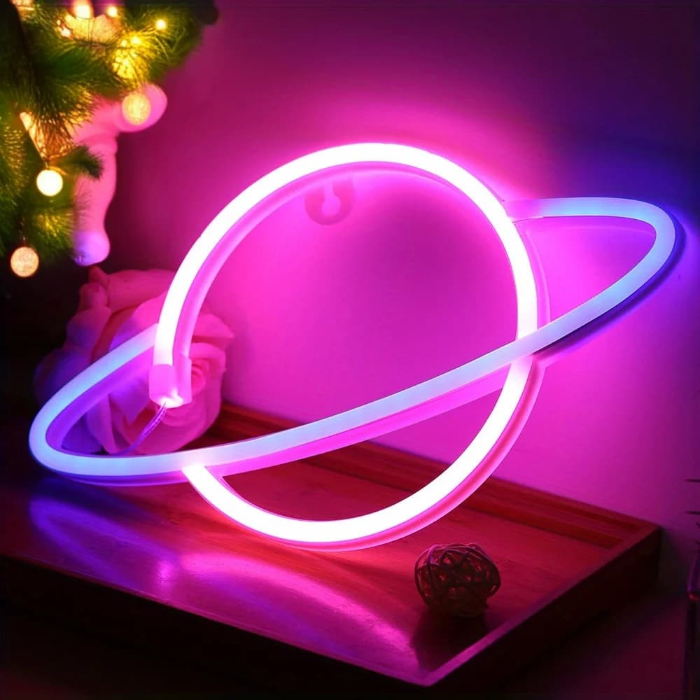 ป้ายไฟนีออนสายฟ้า, ไฟผนัง LED ใช้ USB/ถ่าน