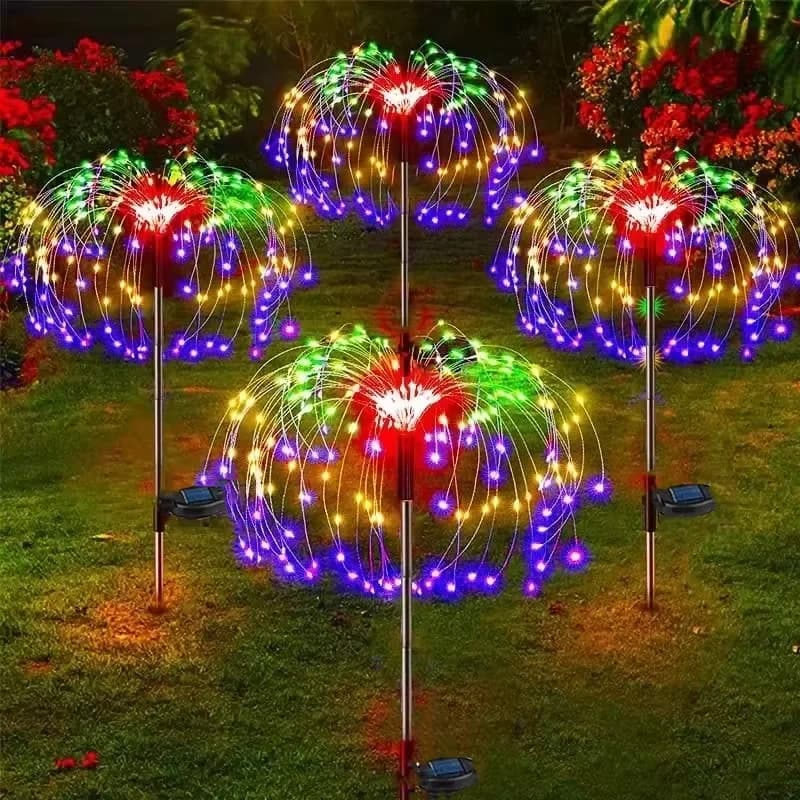 ไฟสวนโซลาร์เซลล์ LED รูปทรงดอกแดนดิไลออน