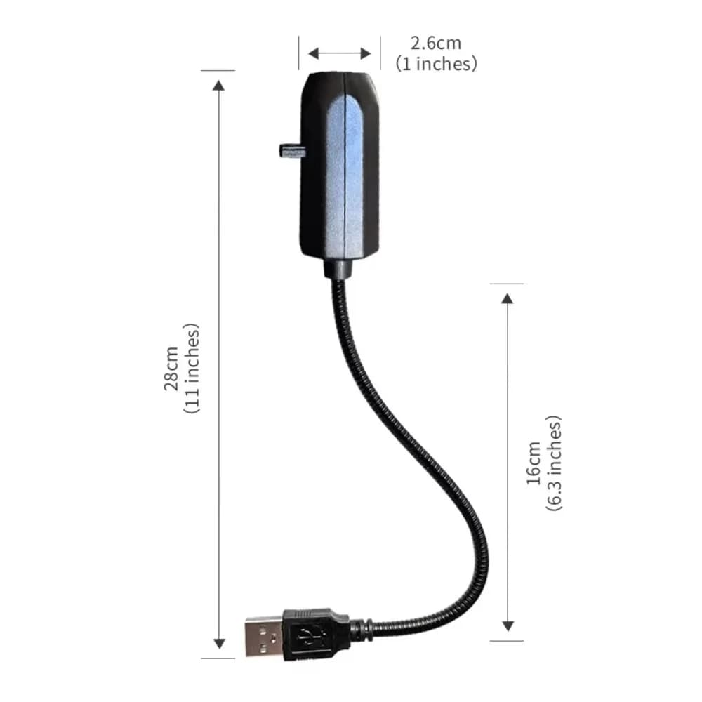 โปรเจกเตอร์ดวงจันทร์ USB ขนาดมินิ ไฟกลางคืน 3 สี