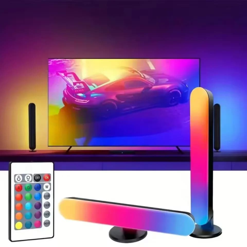 แถบไฟ RGB ชาร์จ USB ซิงค์จังหวะเพลง